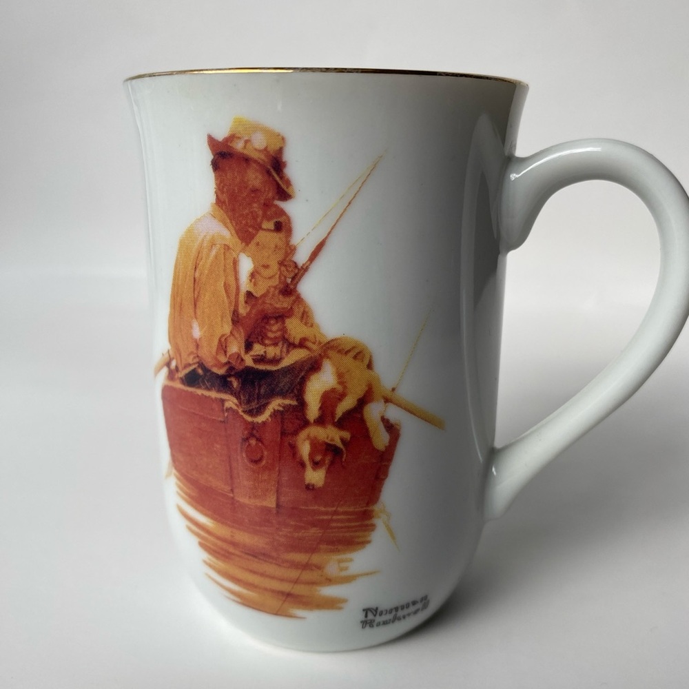 Vintage 1950 Norman Rockwell Grand Pals Mug